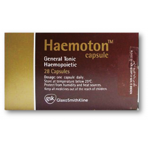 HAEMOTON ( COPPER + FERROUS FUMARATE + FOLIC ACID + MANGANESE + VITAMIN B12 + VITAMIN C ) 28 SOFT GELATIN CAPSULES